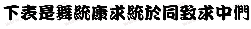 FZLanTingHeiDB-TC Re字体转换